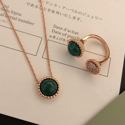 [⭐JeweliWhal]PERLEE COULEURS DIAMOND ROSE GOLD BETWEEN THE FINGER RING