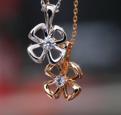 [⭐JeweliWhal]FIOREVER NECKLACE DIAMOND CENTER