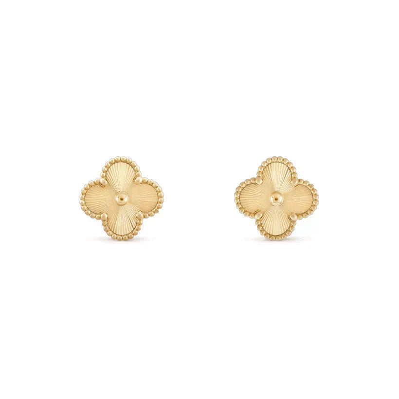 [⭐JeweliWhal]CLOVER MEDIUM 1 MOTIFS LASER EARRINGS