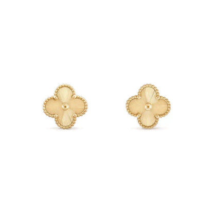 [⭐JeweliWhal]CLOVER MEDIUM 1 MOTIFS LASER EARRINGS